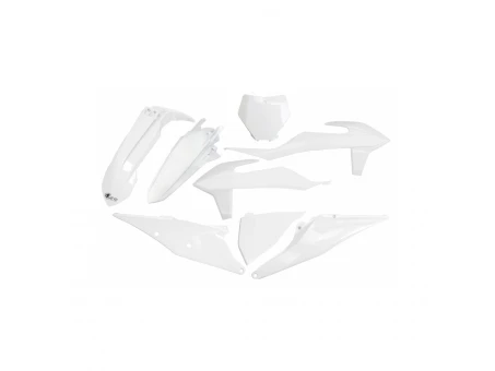 Kit complet plastice UFO KTM SX 125/150/250 19-22, SXF (SX-F) 250/350/450 19-22 culoare culoare Alb (KT522E047) | KTKIT522047