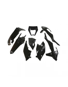 Kit complet plastice UFO KTM EXC/EXC-F TPI '17-'19 Z culoare Negru (KT523E001)