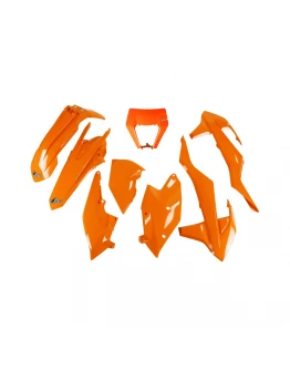 Kit complet plastice UFO KTM EXC/EXC-F TPI '17-'19 Z culoare Portocaliu (KT523E127)