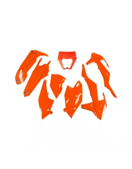 Kit complet plastice UFO KTM EXC/EXC-F TPI '17-'19 Z culoare Portocaliu (KT523FFLU)
