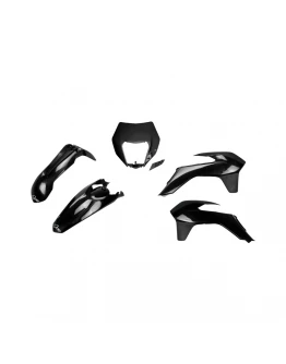 Kit complet plastice UFO KTM EXC/EXCF '14-'16 Z culoare Negru (KT524E001)