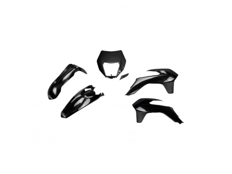Kit complet plastice UFO KTM EXC/EXCF 14-16 Z culoare Negru (KT524E001) | KTKIT524001