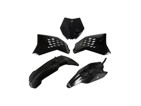 Kit complet plastice UFO KTM SX 65 12-15 culoare Negru (KT525E001) | KTKIT525001