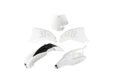 Kit complet plastice UFO KTM SX 65 12-15 culoare Alb (KT525E047) | KTKIT525047