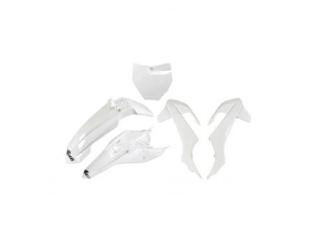 Kit complet plastice UFO KTM SX 65 16-23 culoare Alb (KT526E047) | KTKIT526047