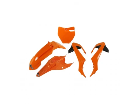 Kit complet plastice UFO KTM SX 65 16-23 culoare Portocaliu (KT526E127) | KTKIT526127
