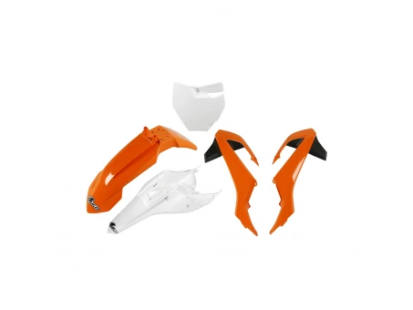 Kit complet plastice UFO KTM SX 65 16-23 culoare OEM 16 I 18 (Portocaliu/Alb) (KT526E999) | KTKIT526999