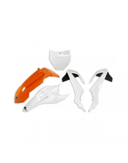 Kit complet plastice UFO KTM SX 65 '16-'23 culoare OEM '17 (Portocaliu/Alb)