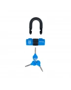 Cablu antifurt cu element de fixare Oxford Chain8 1m - Negru