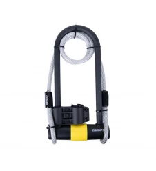 Lacăt antifurt Oxford Magnum U-Lacăt 177x340mm cu mâner și cablu