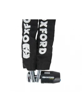 Cablu antifurt cu element de fixare Oxford PATRIOT 2m - Negru
