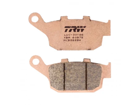 TRW LUCAS KLOCKI HAMULCOWE KH140 SINTER STREET HONDA XLV TRANSALP 91-13, XRV 750 AFRICA TWIN 90-03, NX 650 DOMINATOR 88-94, SUZUKI XF 650 97-02, YAMAHA XJ6 09-12, TYŁ | MCB585SH