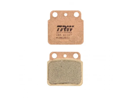 TRW LUCAS KLOCKI HAMULCOWE KH137 SINTER OFFROAD KAWASAKI KFX 400 03-06, SUZUKI LT 250 87-90, LTZ 400 03-06, LTZ 450 06-12, LT 500 87-95, TYŁ | MCB626SI