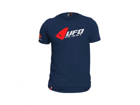 Tricou UFO Black 100% Bumbac - Albastru