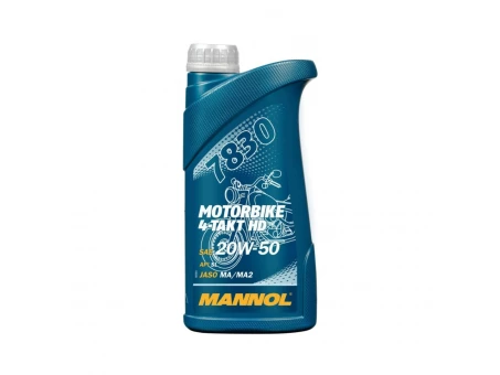 Ulei semi-sintetic MANNOL 4T Motorbike HD 20W50 V-Twin MA - 1L | MN7830-1