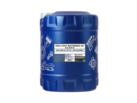 Ulei semi-sintetic MANNOL 4T Motorbike HD 20W50 V-Twin MA - 10L | MN7830-10
