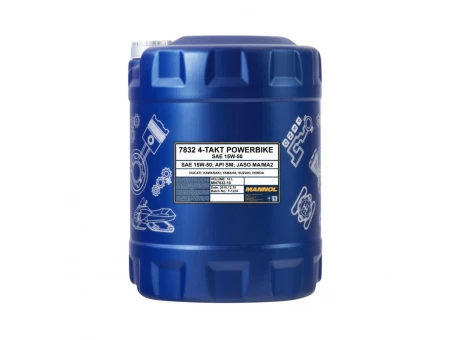 Ulei semi-sintetic MANNOL 4T Motorbike 15W50 1L Ester+ MA2 - 10L | MN7832-10