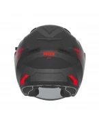 Casca Moto Open Face NOX N130 MYST - Negru/Rosu