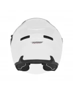 Casca jet NOX N130 SOLID - Alb