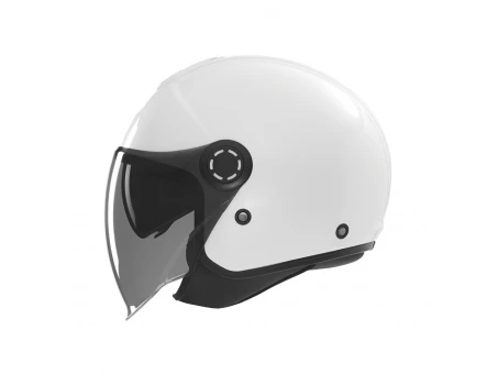 Casca Moto Open Face NOX N182 SOLID - Alb