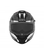 Casca integrala NOX FULL FACE N304S CARVER - Negru/Alb/Rosu