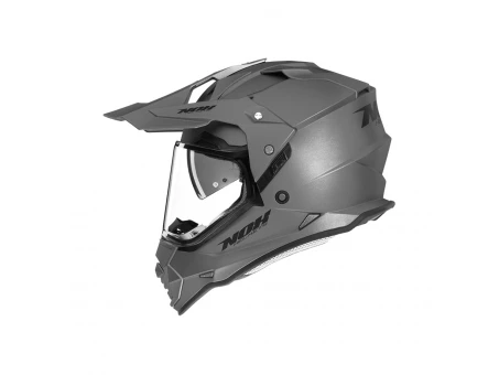 Casca Off Road/Dual NOX N312 SOLID - Gri mat
