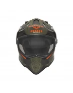 Casca Moto Off-Road/Trail NOX N312 VAPOR - Gri/Portocaliu/Verde