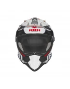 Casca Moto Off-Road/Trail NOX N312 VAPOR - Alb/Albastru/Rosu