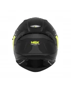 Casca integrala NOX FULL FACE N401 XENO - Negru/Galben fluor mat