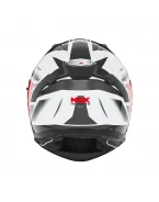 Casca integrala NOX FULL FACE N401 XENO - Alb/Rosu