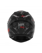 Casca Moto Integrala NOX N401 ZUMBI - Negru/Rosu