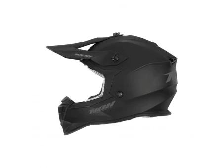Casca cross-enduro NOX N633 SOLID - Negru mat