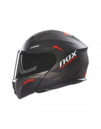 Casca Moto Modulara NOX N968 ULTRA - Negru/Rosu mat