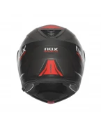 Casca Moto Modulara NOX N968 ULTRA - Negru/Rosu mat