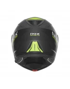 Casca Moto Modulara NOX N968 ULTRA - Negru/Galben fluo mat