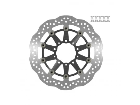Disc frana fata NG -  KAWASAKI Z 1000 ABS 15-17, Z 1000 15-17, ZX6R 13-17, Z800 12-18, GTR 1400 07-18, ZZR 1400 06-18 (310X80X5MM) WAVE flotant (centru aluminiu) | NG1559XG