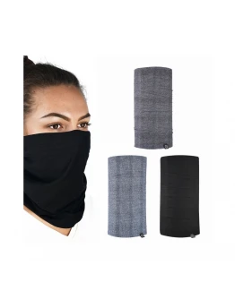 Bandana Comfy Oxford HERRINGBONE (3 pcs.) - Negru,Gri