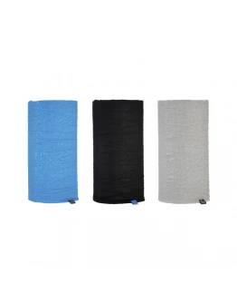 Bandana multifunctionala Oxford Windproof Comfy (3 buc.) - Albastru/Negru/Gri	