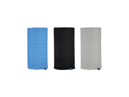 Bandana multifunctionala Oxford Windproof Comfy (3 buc.) - Albastru/Negru/Gri