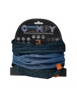 Bandana multifunctionala Oxford Windproof Comfy (3 buc.) - Albastru