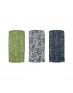 Bandana Comfy Oxford PAISLEY (3 pcs.) - Gri/Verde/Albastru