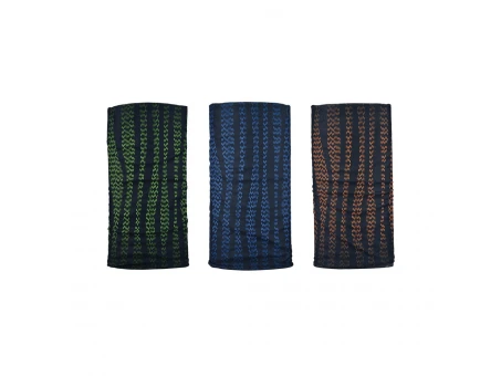 Bandana multifunctionala Oxford Windproof Comfy Haste (3buc.) - Verde/Albastru/Portocaliu | NW146