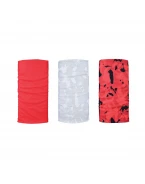 Bandana multifunctionala Oxford Windproof Comfy Havoc (3buc.) - Camo/Rosu | NW150
