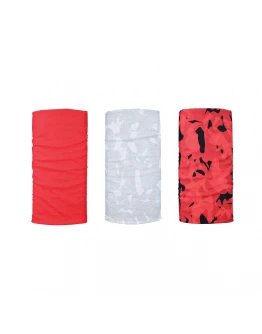 Bandana multifunctionala Oxford Windproof Comfy Havoc (3buc.) - Camo/Rosu