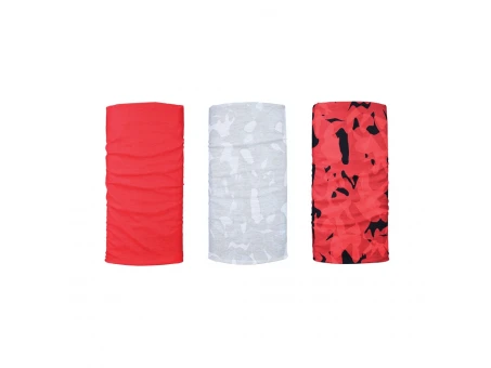 Bandana multifunctionala Oxford Windproof Comfy Havoc (3buc.) - Camo/Rosu | NW150