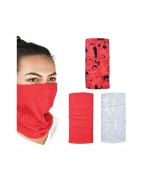 Bandana multifunctionala Oxford Windproof Comfy Havoc (3buc.) - Camo/Rosu | NW150