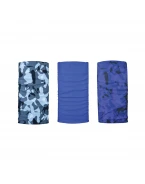 Bandana multifunctionala Oxford Windproof Comfy Collar (3buc.) - Camo/Albastru | NW151