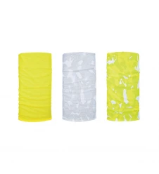 Bandana multifunctionala Oxford Windproof Collar Comfy Havoc (3buc.) - Camo/Galben fluo