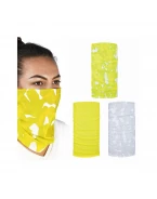 Bandana multifunctionala Oxford Windproof Collar Comfy Havoc (3buc.) - Camo/Galben fluo | NW152