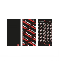 Bandana multifunctionala Oxford Windproof Collar Comfy Racing (3buc.) - Negru/Rosu/Alb